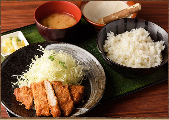 豚ロースカツ定食